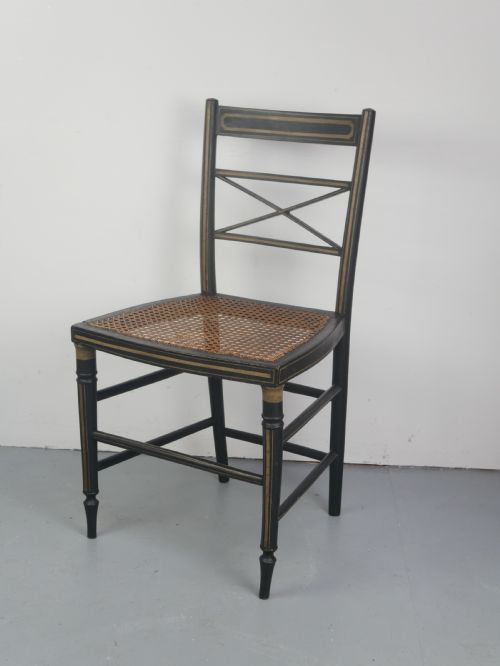19THC PAINTED CHAIR - ADDITIONAL PHOTO 9