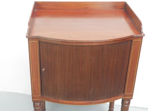 FINE REGENCY BEDSIDE CUPBOARD - ADDITIONAL PHOTO 1