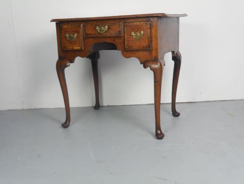 GEORGIAN OAK LOWBOY SIDE TABLE - ADDITIONAL PHOTO 1