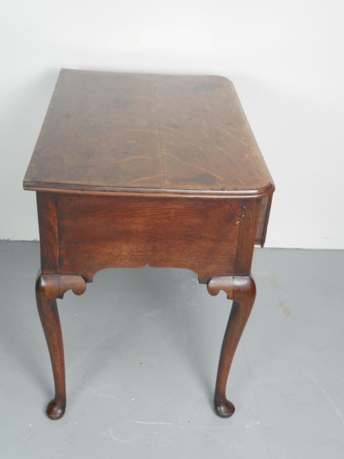 GEORGIAN OAK LOWBOY SIDE TABLE - ADDITIONAL PHOTO 10