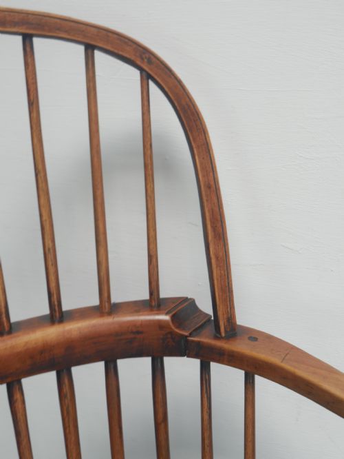 NEAT GEORGIAN WINDSOR ARMCHAIR - ADDITIONAL PHOTO 10
