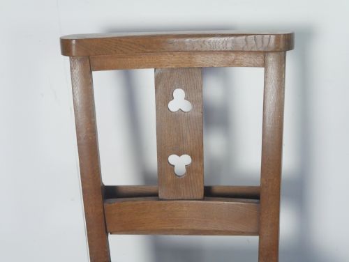 SET OF 12 OAK DINING KITCHEN CHAIRS - ADDITIONAL PHOTO 7