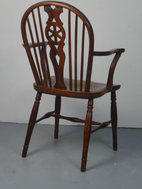 REGENCY FRUITWOOD WINDSOR ARMCHAIR - ADDITIONAL PHOTO 7