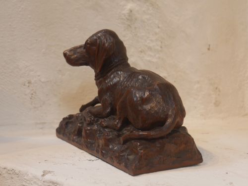 BLACK FOREST CARVED DOG - ADDITIONAL PHOTO 3