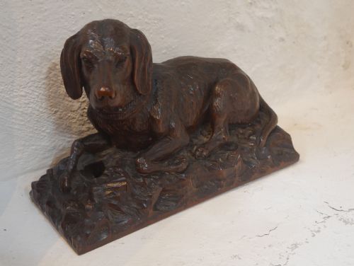 BLACK FOREST CARVED DOG - ADDITIONAL PHOTO 8