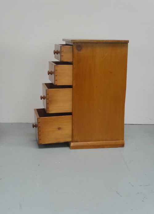 PAIR PINE BEDSIDE OF DRAWERS - ADDITIONAL PHOTO 6
