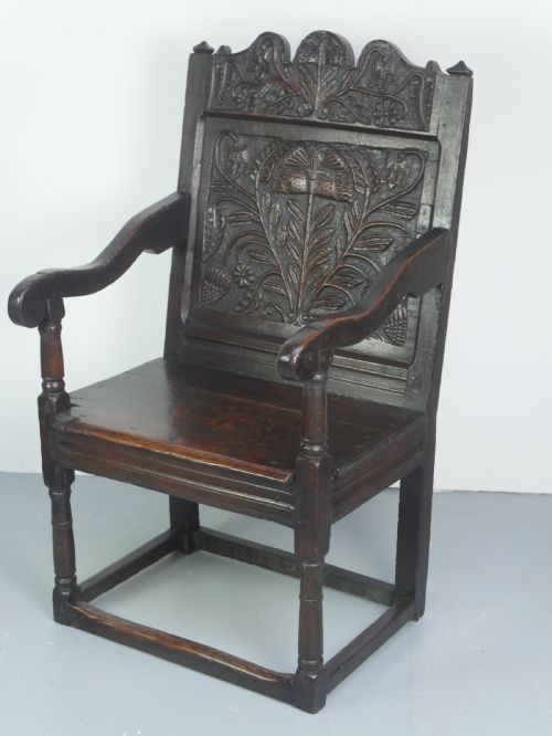 17TH CENTURY WAINSCOT ARMCHAIR - ADDITIONAL PHOTO 22