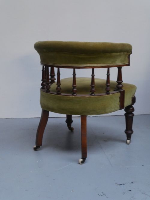19THC CAPTAINS DESK ARMCHAIR - ADDITIONAL PHOTO 3