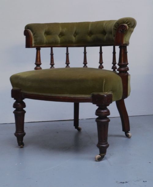 19THC CAPTAINS DESK ARMCHAIR - ADDITIONAL PHOTO 5