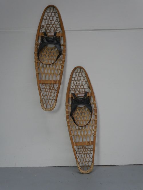 pair snow shoes - CATEGORY: ANTIQUE MISCELLANEOUS - DATED 1940
