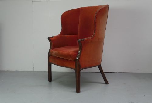 RARE GEORGIAN BARREL BACK ARMCHAIR - ADDITIONAL PHOTO 2