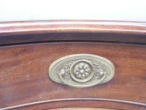 SERPENTINE FITTED GEORGIAN CHEST OF DRAWERS - ADDITIONAL PHOTO 4