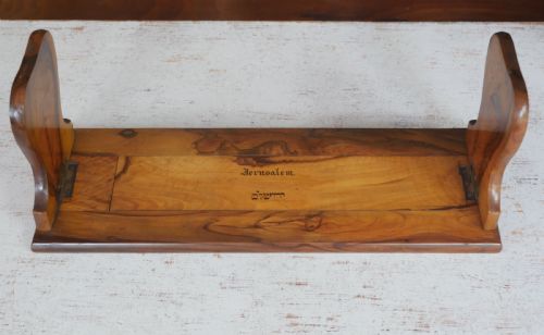 OLIVE WOOD EXTENDING BOOK SLIDE JERUSALEM