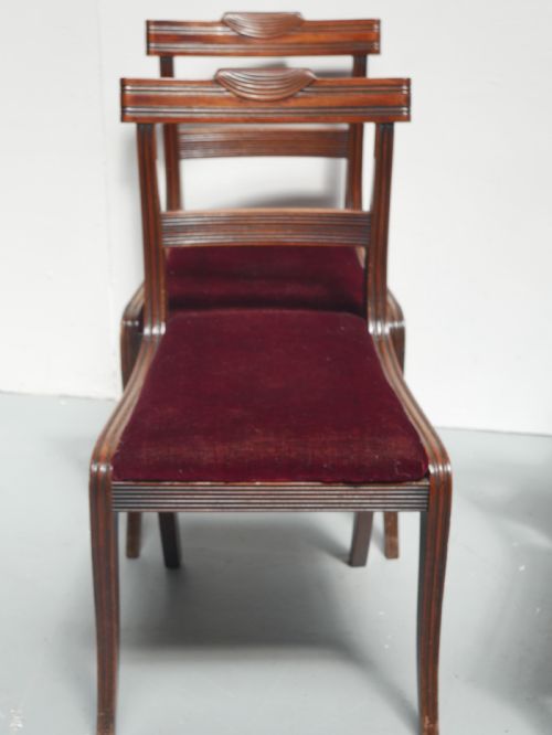 4 MATCHED REGENCY CHAIRS - ADDITIONAL PHOTO 2