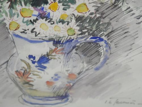 PAINTING VASE OF SUMMER FLOWER - ADDITIONAL PHOTO 3