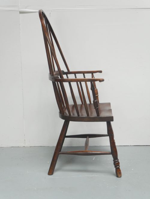 ENGLISH 19THC WINDSOR ARMCHAIR - ADDITIONAL PHOTO 3