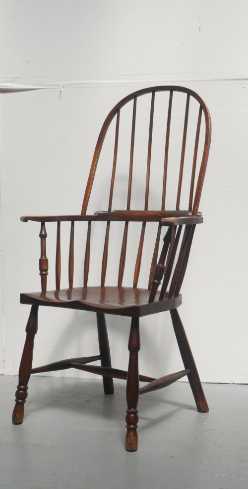 ENGLISH 19THC WINDSOR ARMCHAIR - ADDITIONAL PHOTO 13