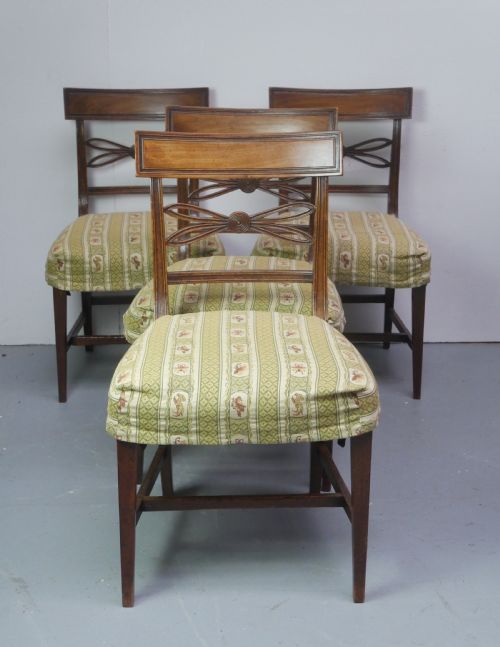 SET 4 SCOTTISH GEORGIAN CHAIRS - ADDITIONAL PHOTO 6