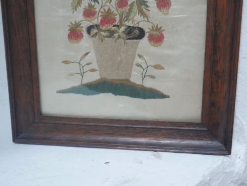 NEEDLEWORK A POT OF STRAWBERRIES - ADDITIONAL PHOTO 3