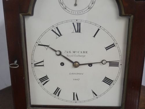 GEORGE 111 BRACKET CLOCK JAMES MCCABE - ADDITIONAL PHOTO 5