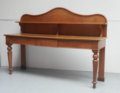 LARGE SCOTTISH OAK SERVING TABLE - ADDITIONAL PHOTO 7