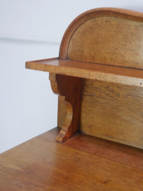 LARGE SCOTTISH OAK SERVING TABLE - ADDITIONAL PHOTO 10