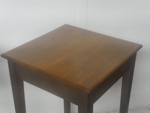 PAIR SCOTTISH OAK LAMP TABLES - ADDITIONAL PHOTO 3