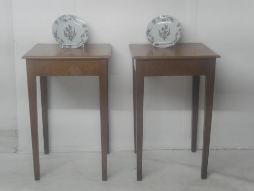 PAIR SCOTTISH OAK LAMP TABLES - ADDITIONAL PHOTO 6