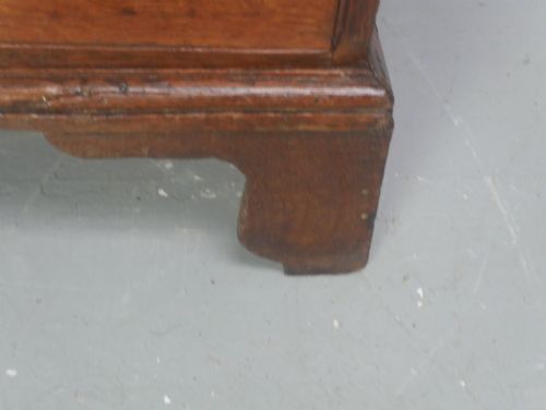 GEORGIAN OAK CHEST OF DRAWERS 95CM WIDE - ADDITIONAL PHOTO 5