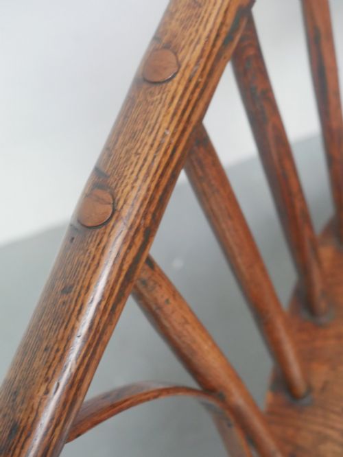 GEORGIAN COMB BACK WINDSOR ARMCHAIR - ADDITIONAL PHOTO 7