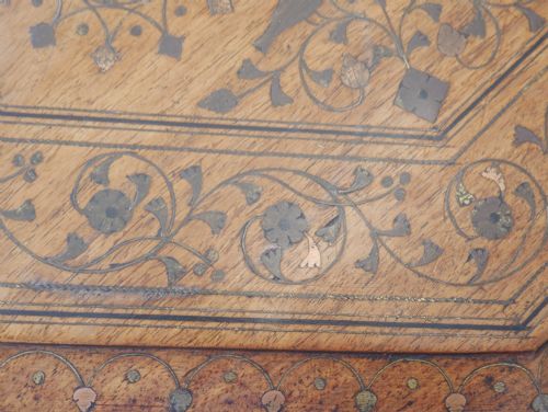INDIAN HOSHIAPUR OCTAGONAL TABLE - ADDITIONAL PHOTO 6