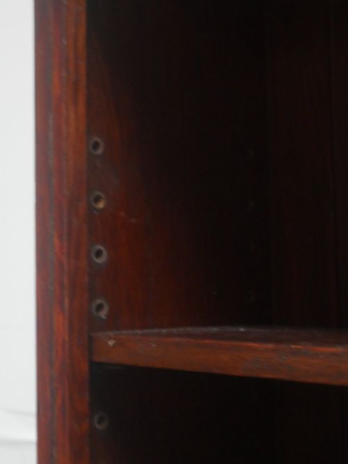 NEAT OAK 1920S BOOKCASE - ADDITIONAL PHOTO 3