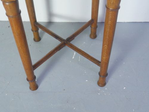 1920S OAK LAMP TABLE - ADDITIONAL PHOTO 2