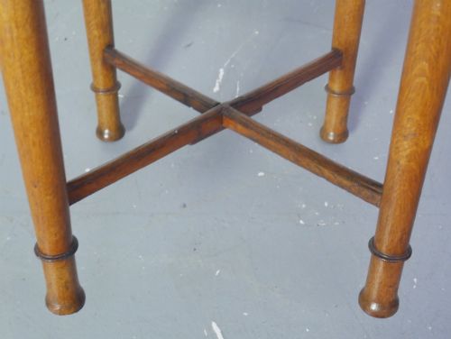 1920S OAK LAMP TABLE - ADDITIONAL PHOTO 8