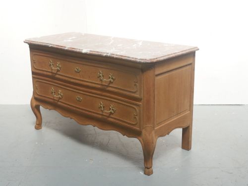 FRENCH OAK CHEST MARBLE TOP - ADDITIONAL PHOTO 7