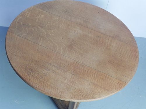 1920S OAK OCCASIONAL TABLE - ADDITIONAL PHOTO 3