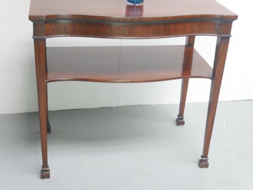 NEAT MAHOGANY CONSOLE TABLE - ADDITIONAL PHOTO 3