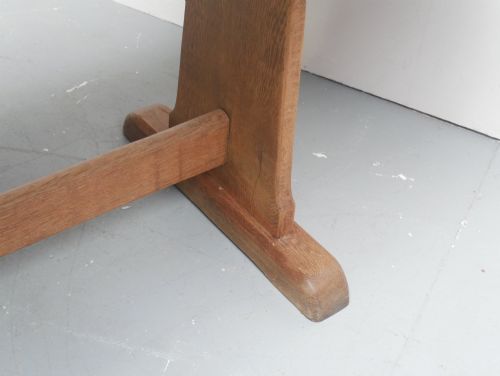 OAK REFECTORY DINING KITCHEN TABLE - ADDITIONAL PHOTO 3