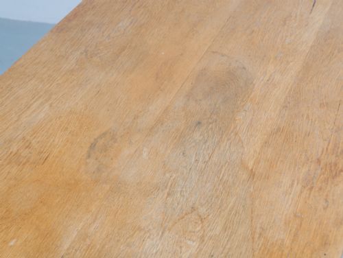 OAK REFECTORY DINING KITCHEN TABLE - ADDITIONAL PHOTO 5
