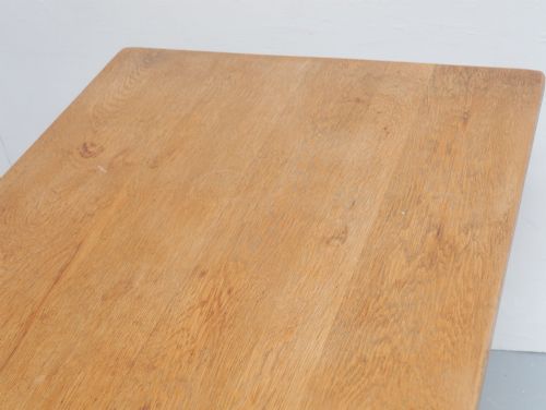 OAK REFECTORY DINING KITCHEN TABLE - ADDITIONAL PHOTO 7