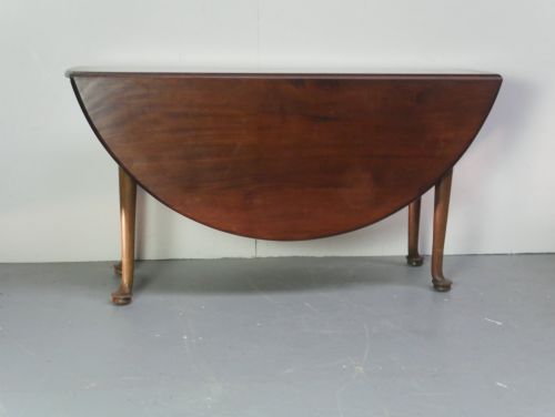 LARGE CUBAN MAHOGANY GEORGIAN GATE LEG TABLE - ADDITIONAL PHOTO 1