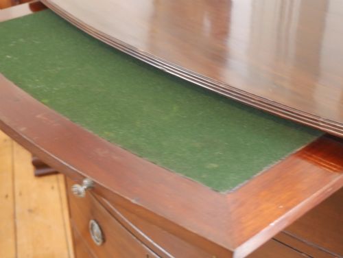 NEAT SCOTTISH BOW CHEST OF DRAWERS - ADDITIONAL PHOTO 6