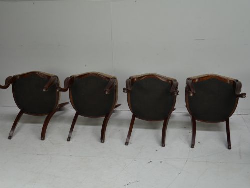 SET OF 4 19THC DINING CHAIRS - ADDITIONAL PHOTO 4