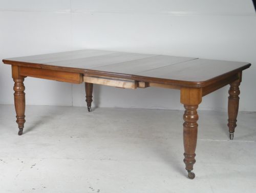 19thc Oak Extending Dining Table