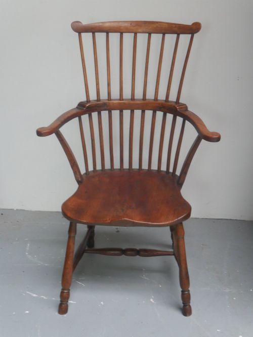 Mid 19thc Windsor Armchair