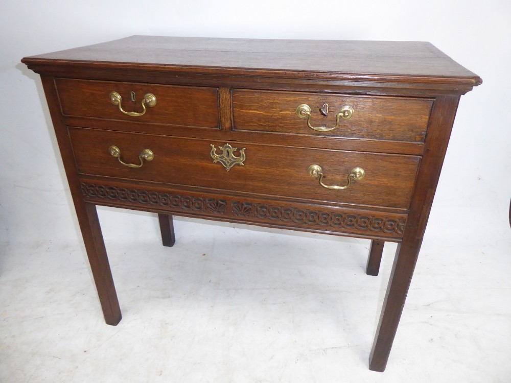 English 18thc Oak Chest of Drawers