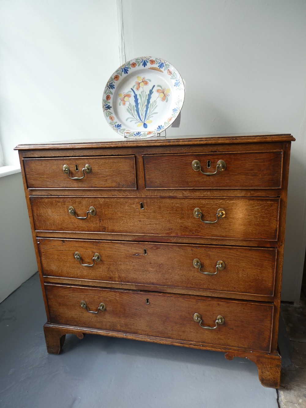 Small 18thC Oak Chest of Drawers