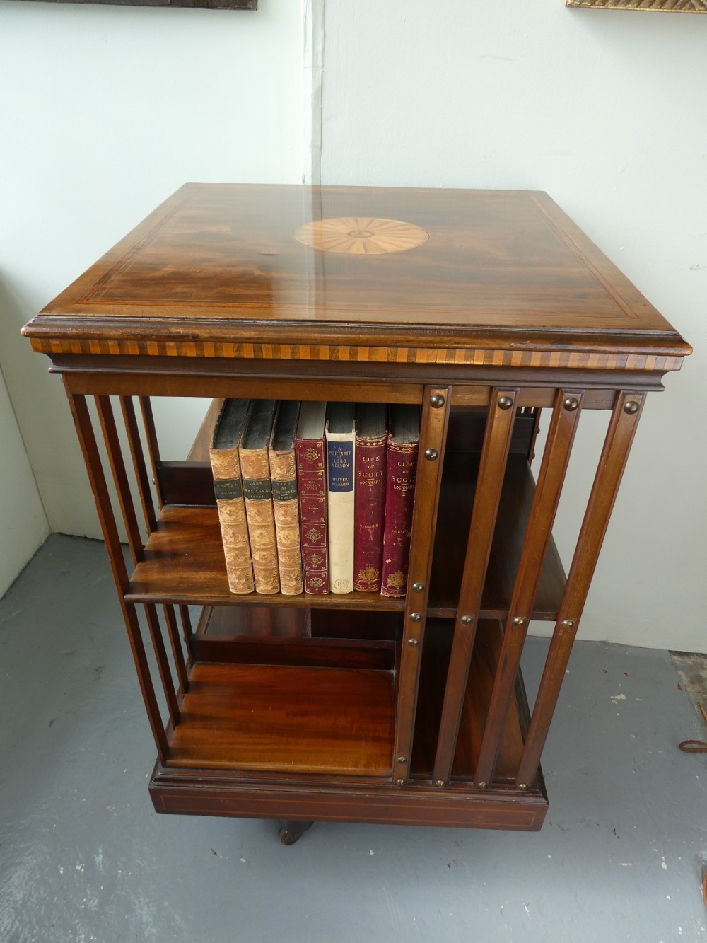 Fine Edwardian Revolving Bookcase