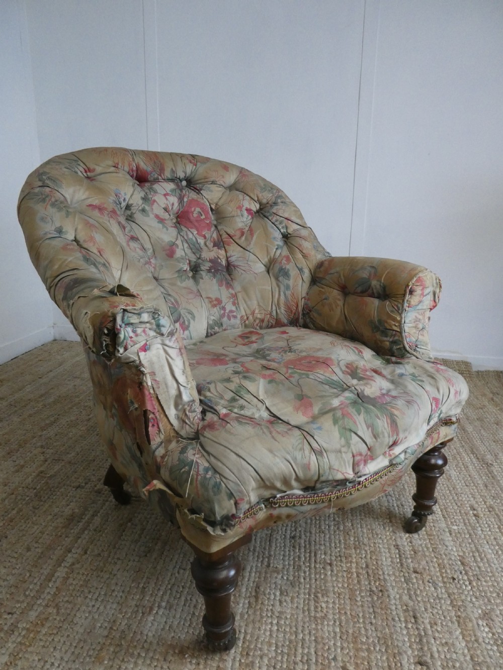 English 19thC Armchair View IX