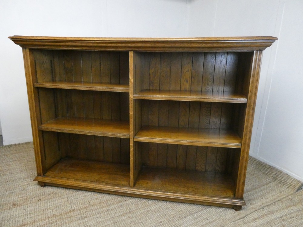 Large Scottish Oak Bookcase